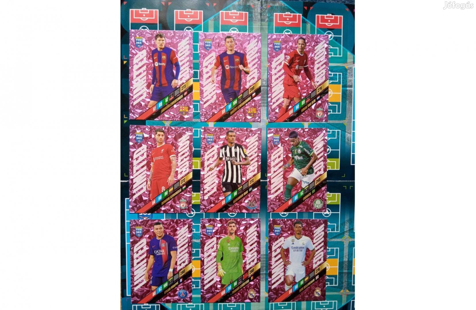 Panini Fifa 365 2024 XXL Limited Teljes sor focis kártya