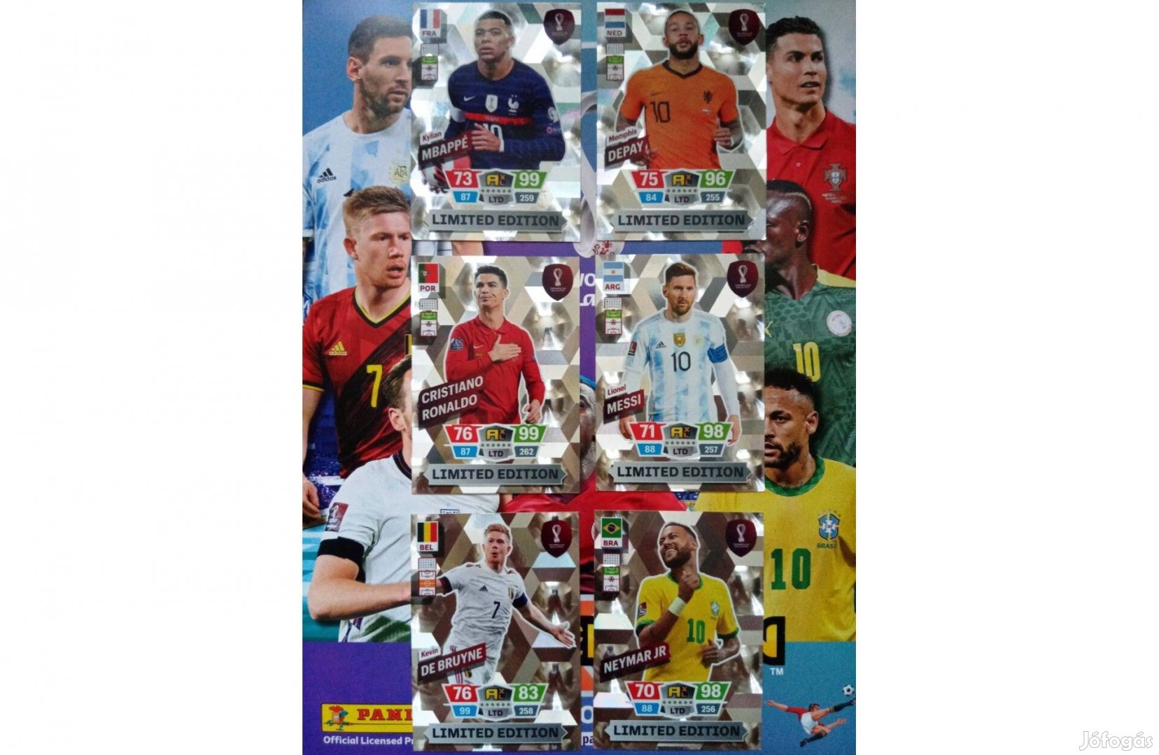 Panini Fifa World Cup Qatar 2022 Adrenalyn XL Limited focis kártya