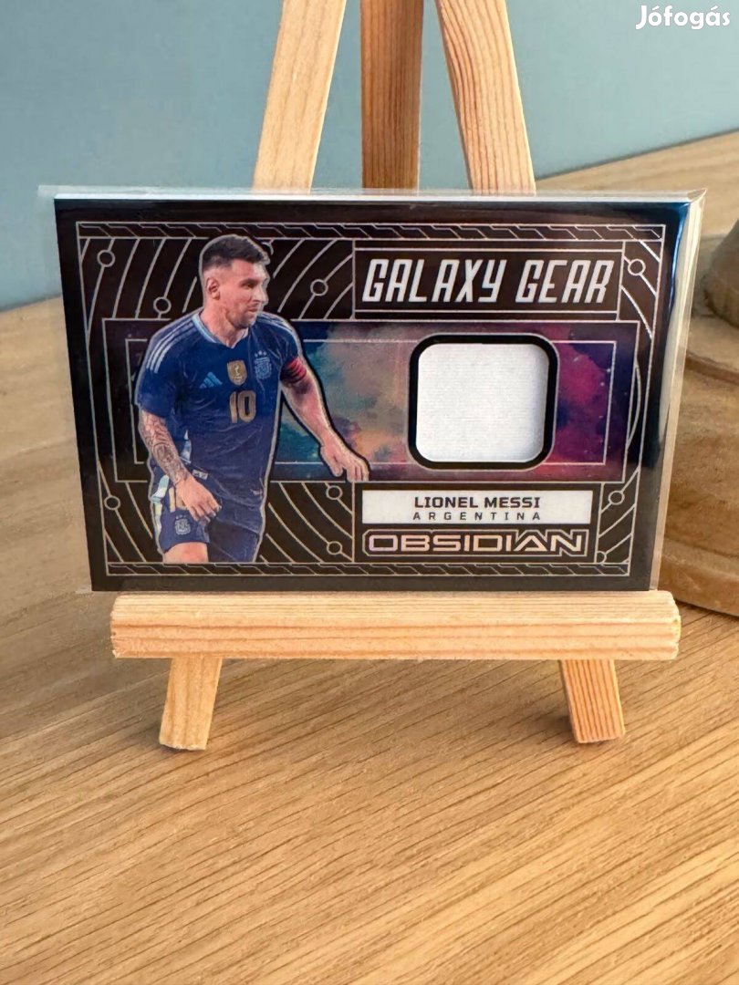 Panini Obsidian Lionel Messi mezdarabos sorszámozott fociskártya