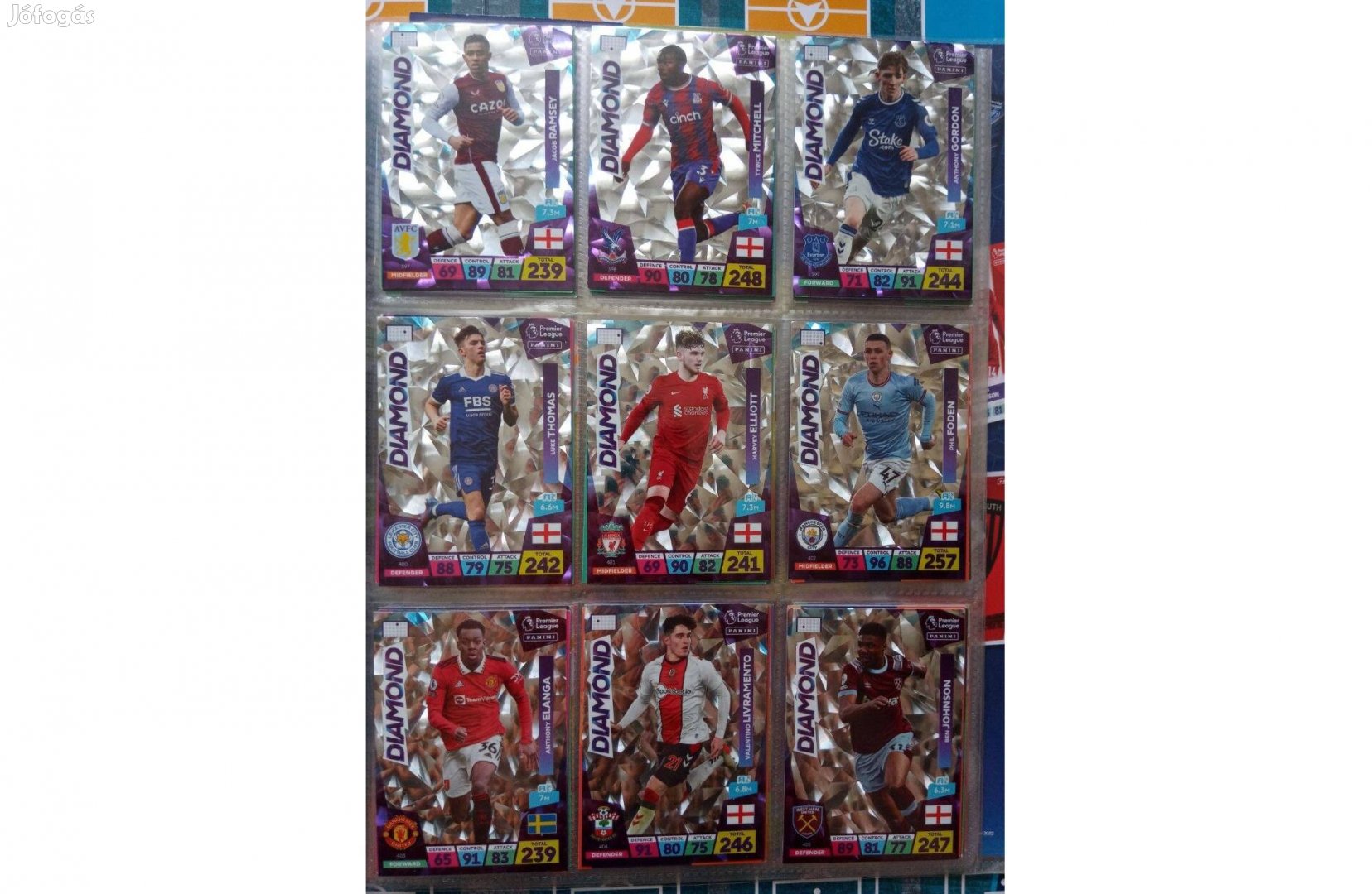 Panini Premier League 2022-2023 Adrenalyn Diamond focis