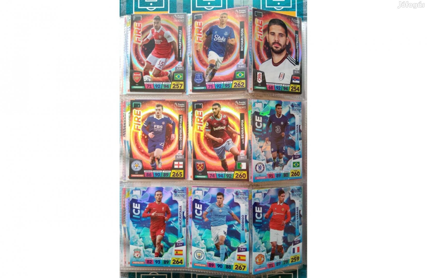 Panini Premier League 2022-2023 Adrenalyn Electric Pace kártya