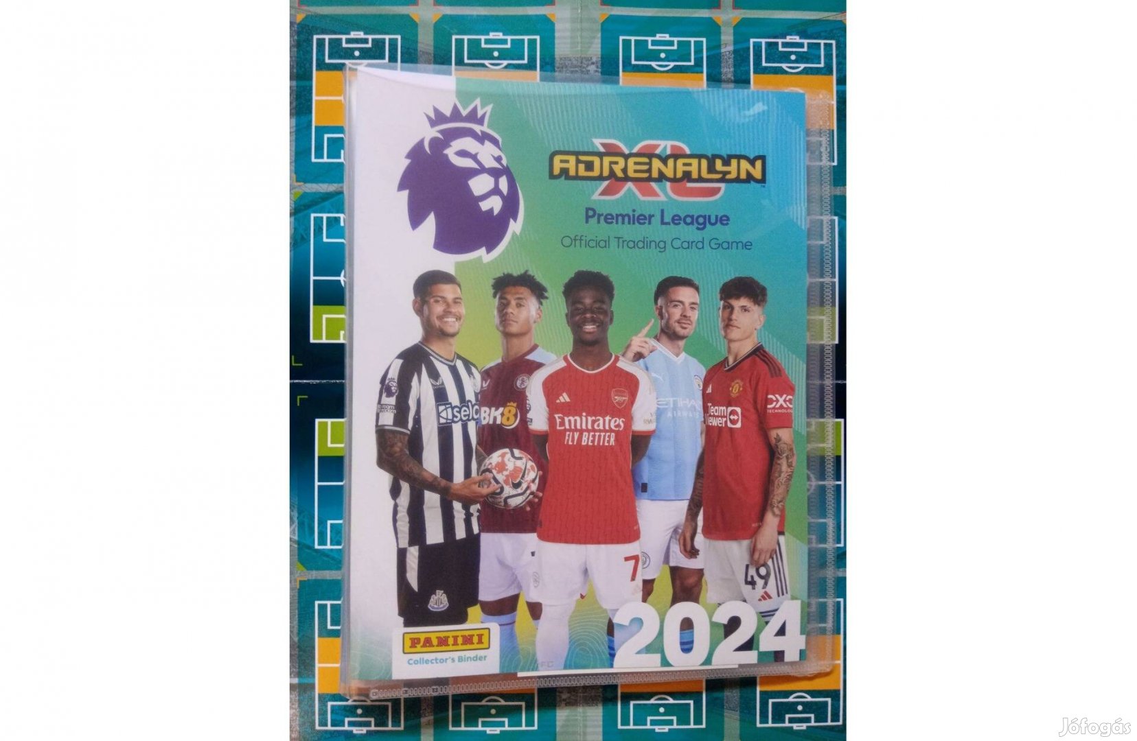 Panini Premier League 2023-2024 album 423 darab kártyával