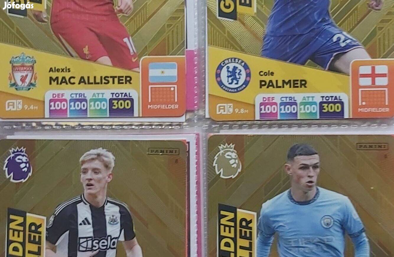 Panini Premier League 2025 Adrenalyn XL kártya