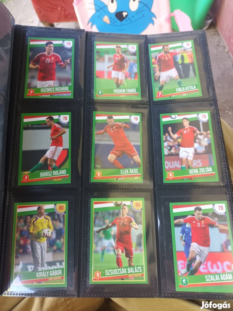 Panini Superstars teljes magyar sor focis kártya Magyar Válogatott