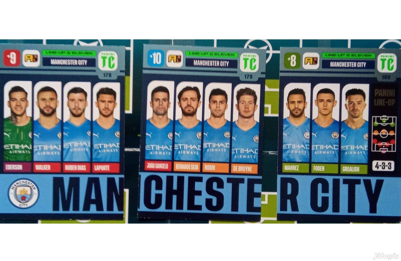 Panini Top Class 2021-2022 Manchester City Eleven sor