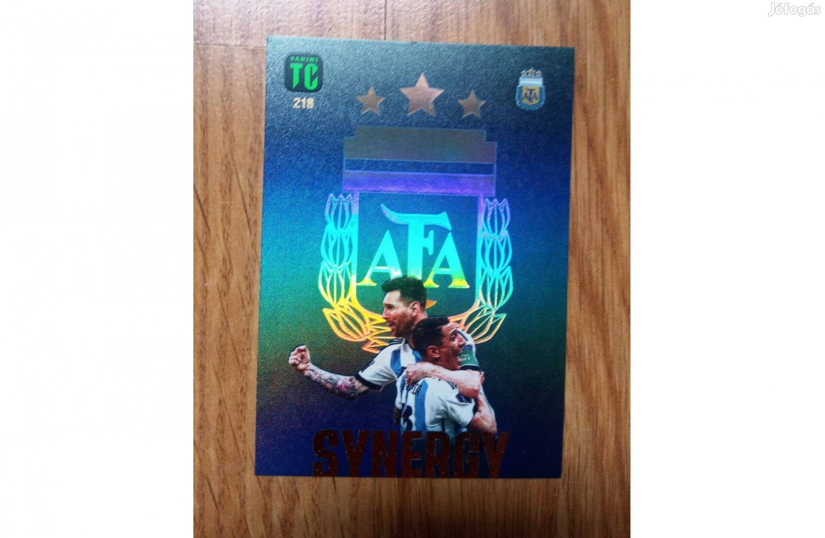 Panini Top Class 2023 Messi Di Maria Synergy kártya