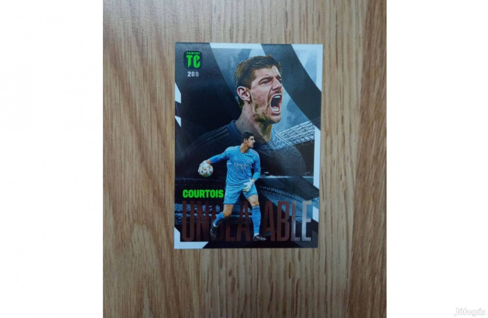 Panini Top Class 2023 Unbeatable Courtois focis kártya