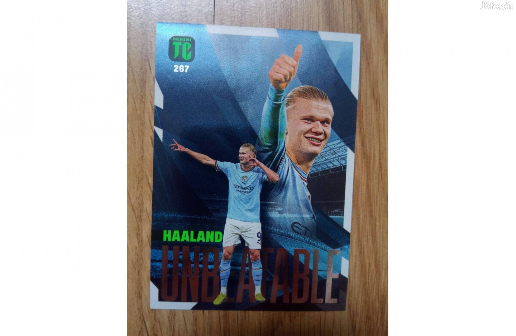 Panini Top Class 2023 Unbeatable Haaland focis kártya