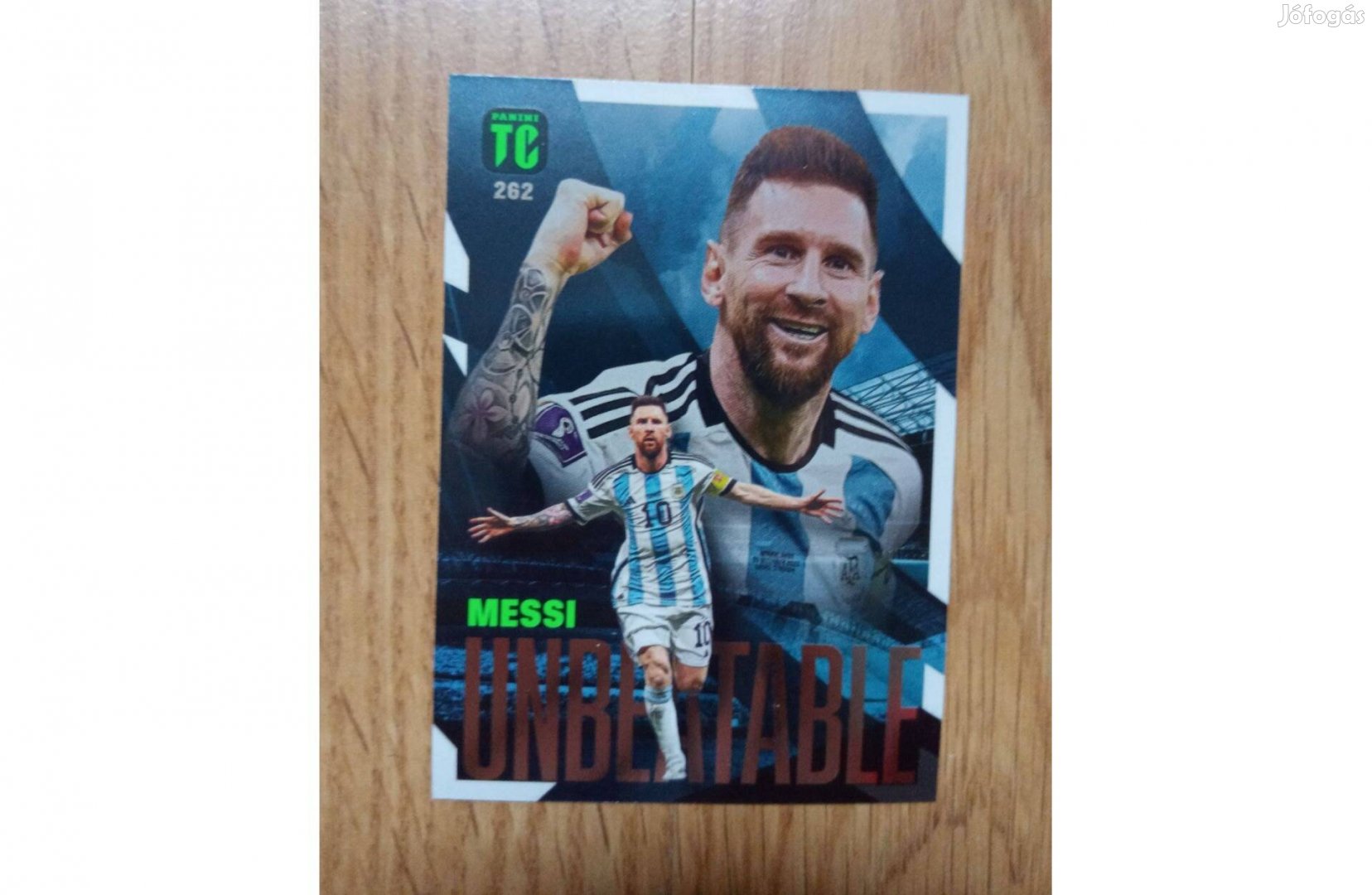 Panini Top Class 2023 Unbeatable Top Master Lionel Messi focis kártya