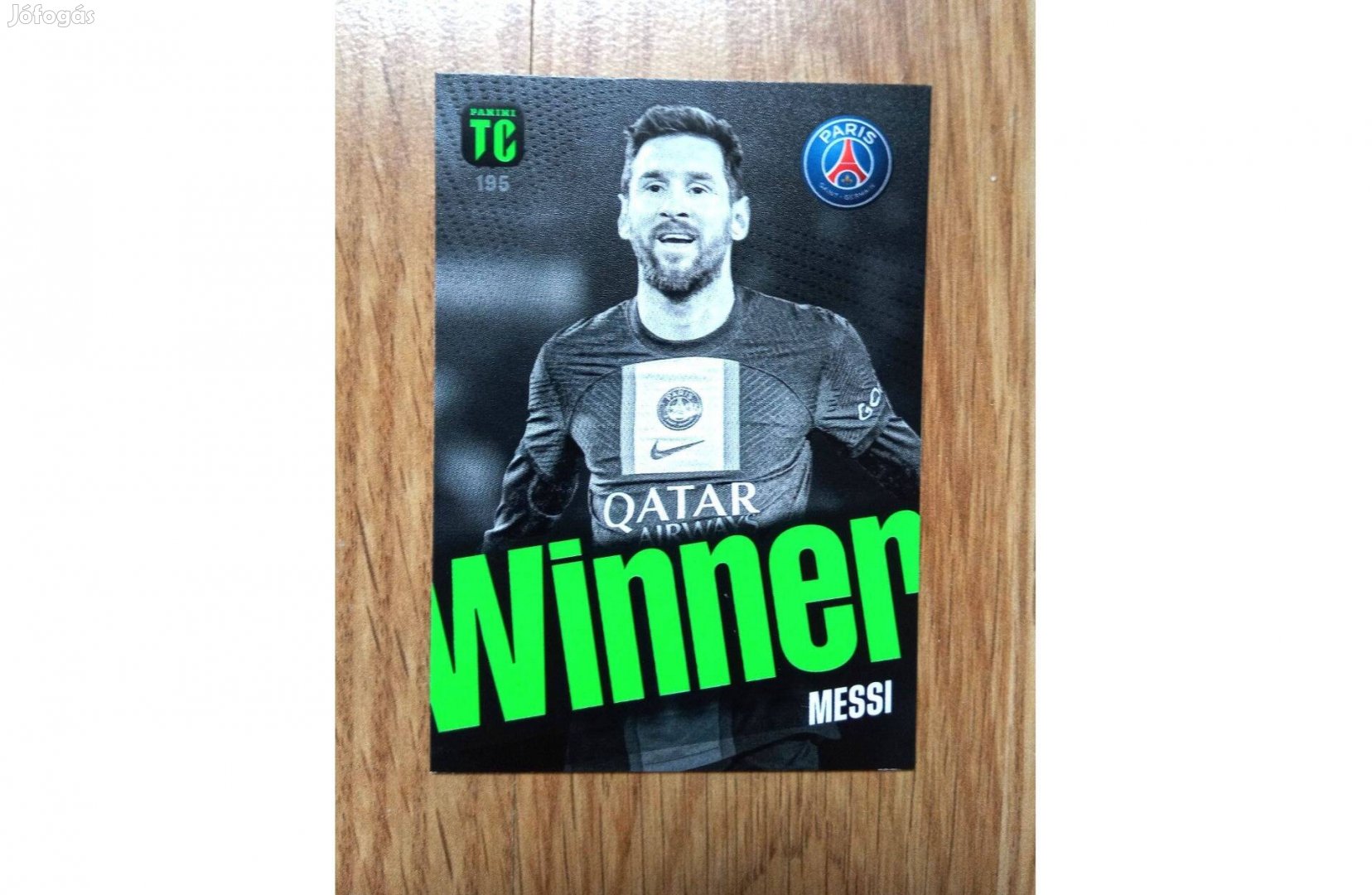 Panini Top Class 2023 Winner Messi kártya