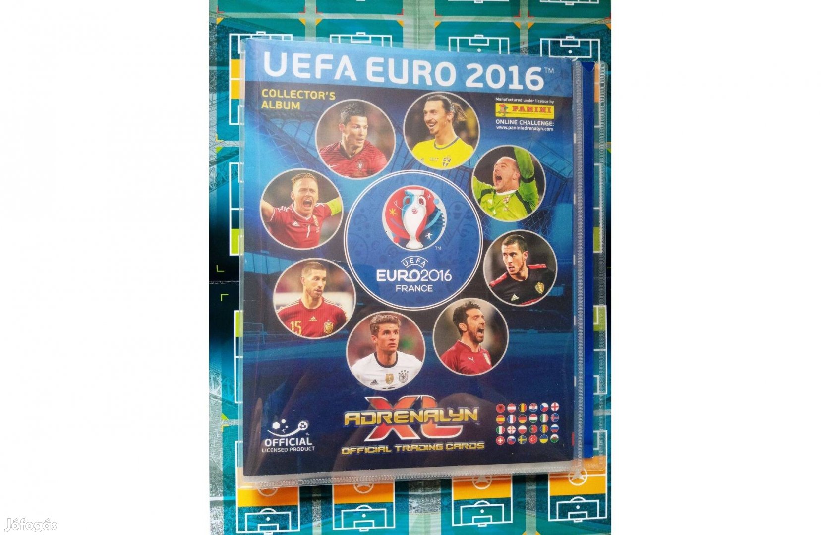 Panini UEFA EURO 2016 Adrenalyn kártyagyűjtő album Magyarország sorral