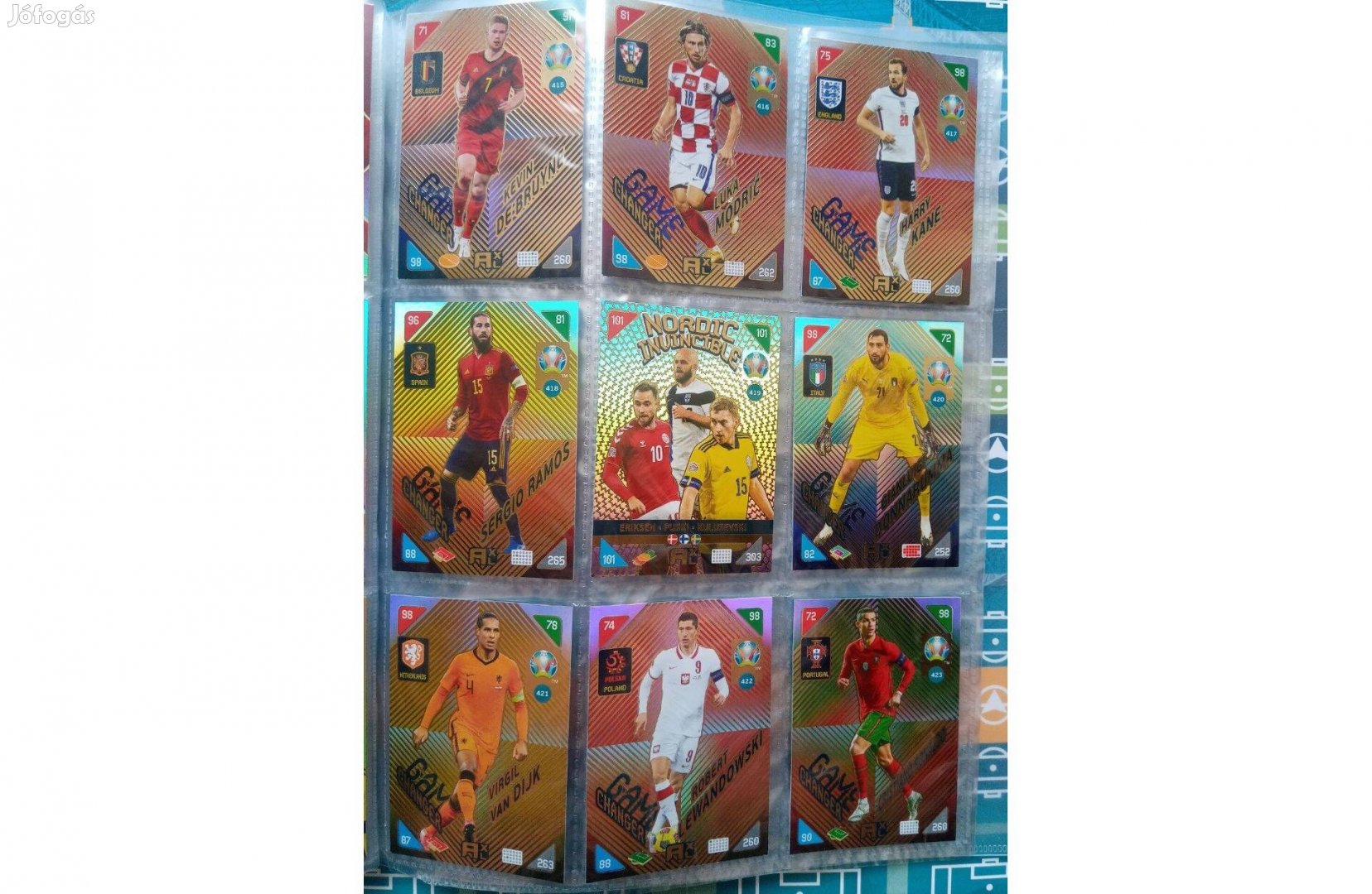 Panini UEFA Euro 2020 Kick Off Adrenalyn Nordic Edition Teljes szett