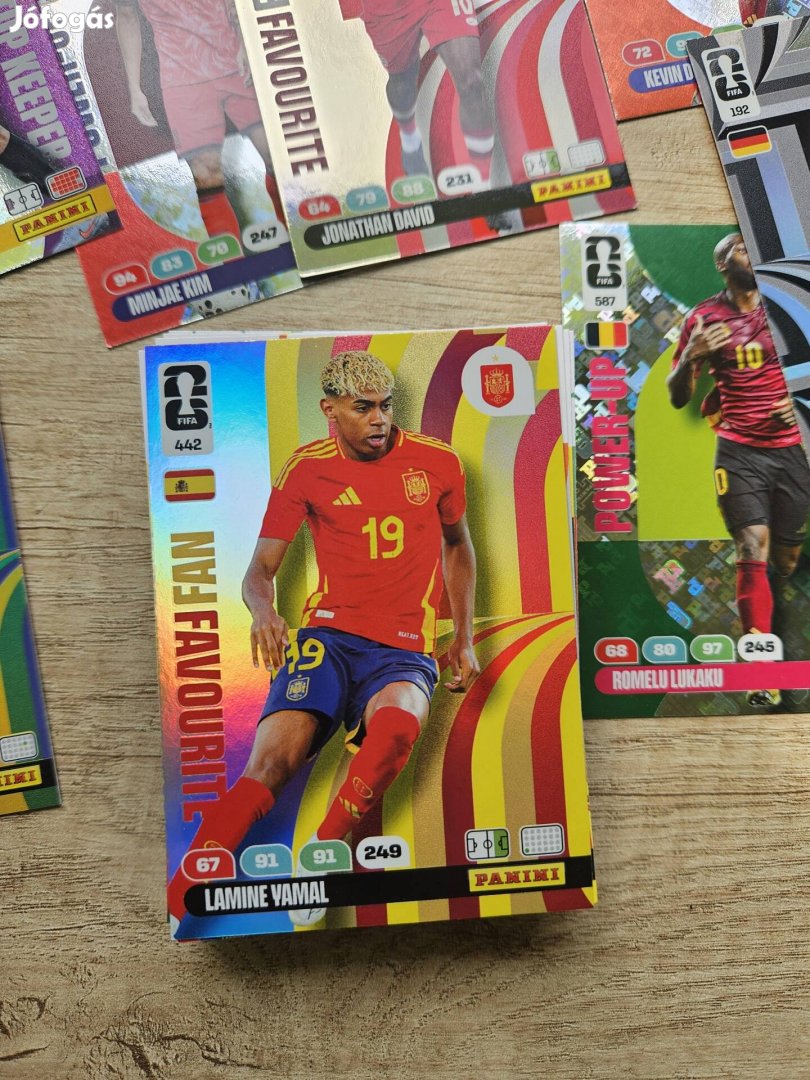 Panini World Cup 2026 focis kártyák