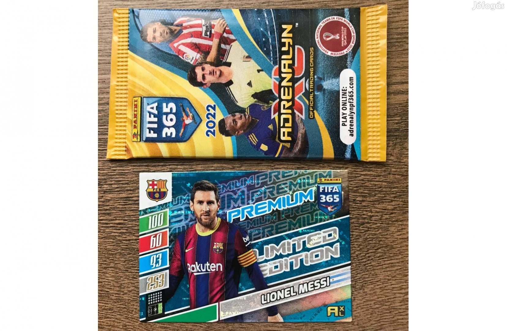 Panini fifa 365 2021/22 Messi Premium limited card
