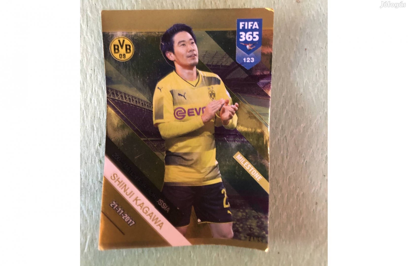 Panini foci kártyalap Kagawa gyűjtői kártya 550 Ft