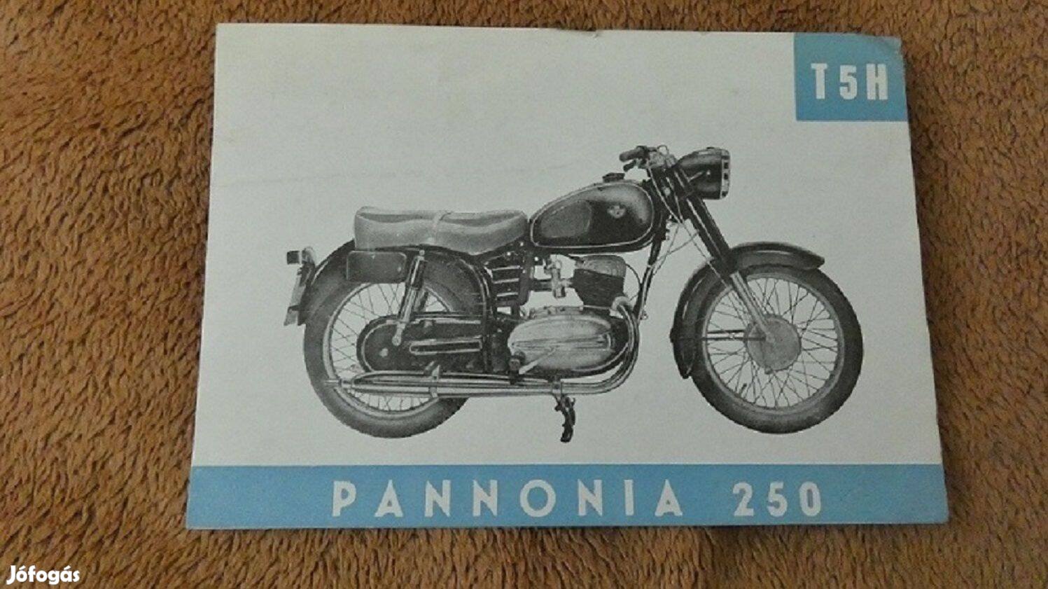 Pannonia 250 T 5 H motorkerékpár prospektus