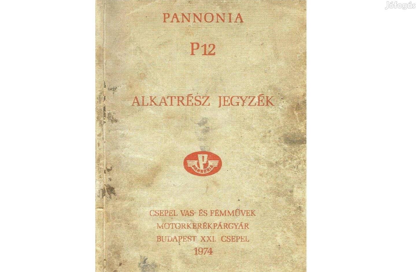 Pannónia P12 alkatrész katalógus ( Magyar) (15.)