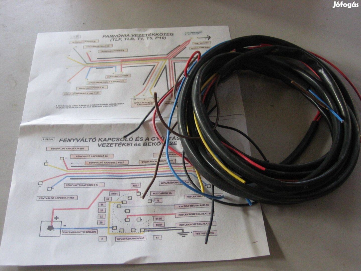 Pannónia TLF / TLB / T1 / T5 / P10 kábelköteg