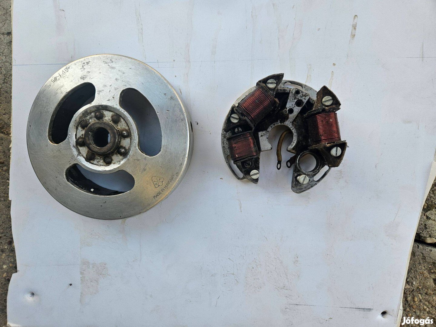Pannonia gyújtórész gyújtótekercs lenditőkerék együtt eladó