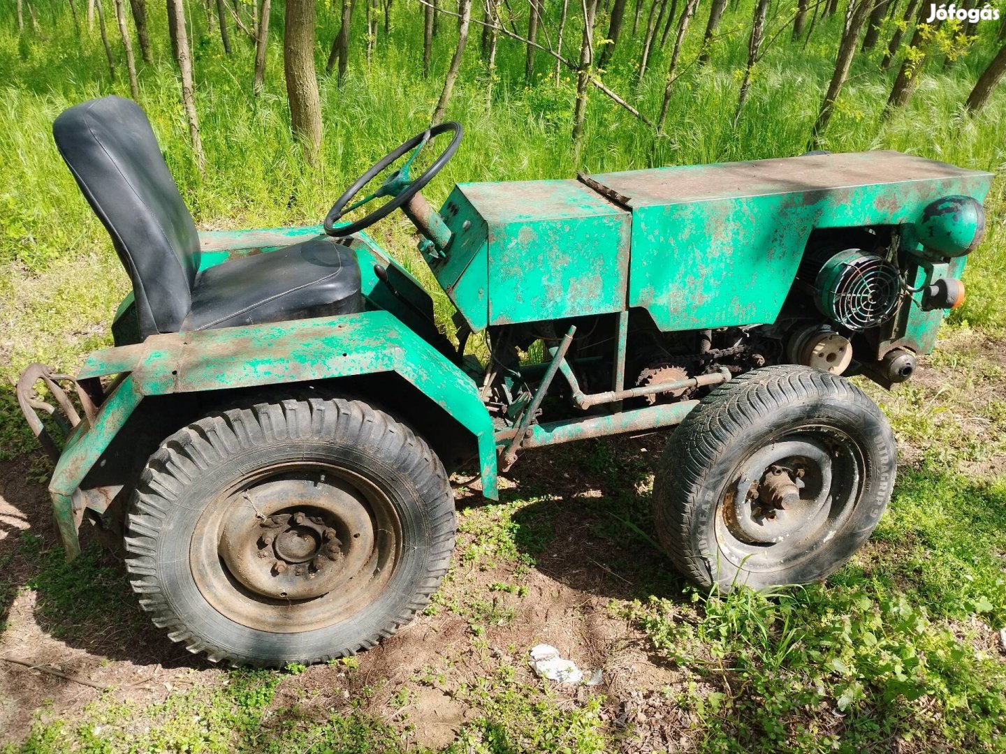 Pannónia motoros kistraktor háztáji traktor 