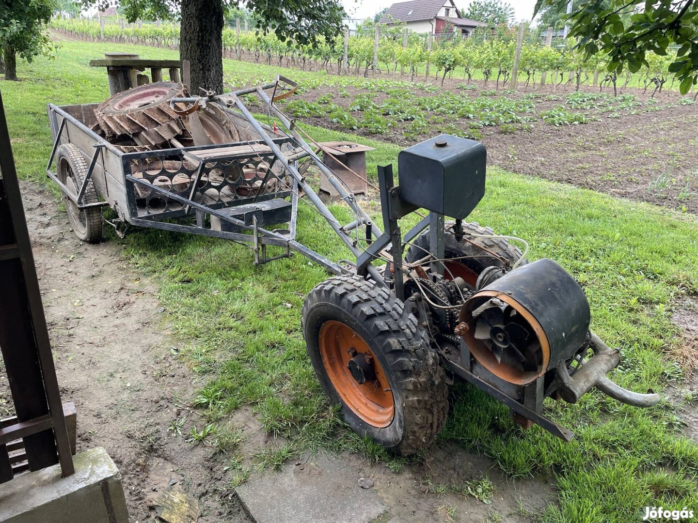 Pannónia motoros traktor 