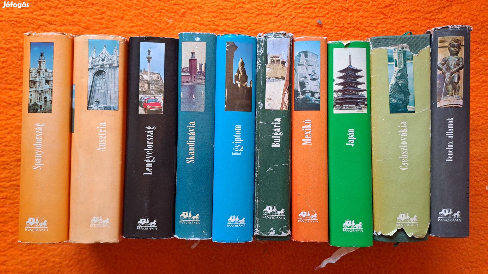 Panoráma Útikönyvek könyvcsomag Spanyolország, Ausztria, Lengyelország