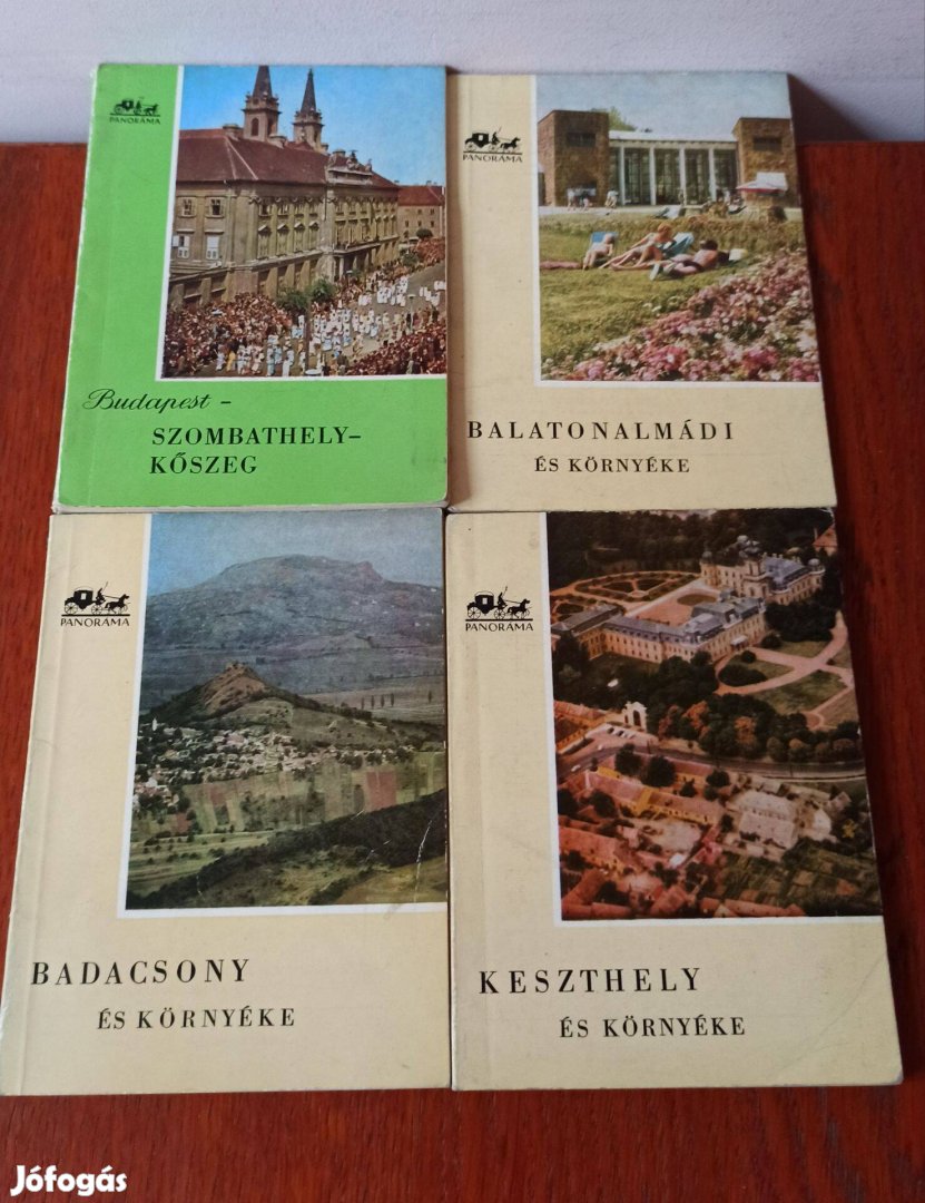 Panoráma utikönyv csomag 4 db könyv
