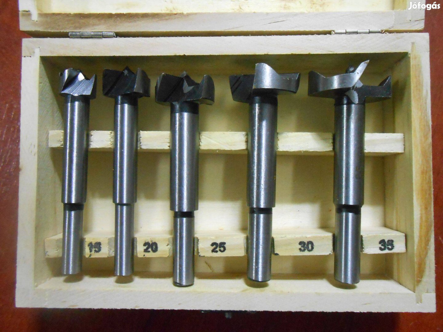 Pánthelymaró fenékfúró forstnerfúró 5db-os készlet