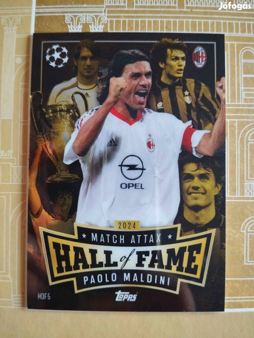 Paolo Maldini (Milan) Hall of Flame Bajnokok Ligája 2024/25 kártya