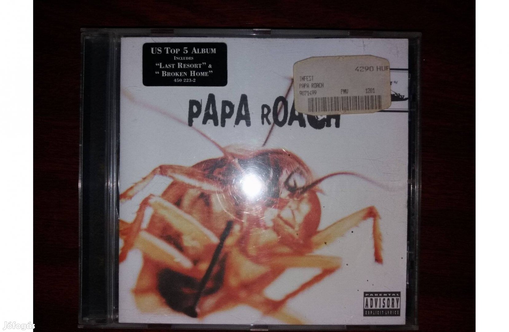 Papa Roach CD Infest eredeti hibátlan gyűjteményből