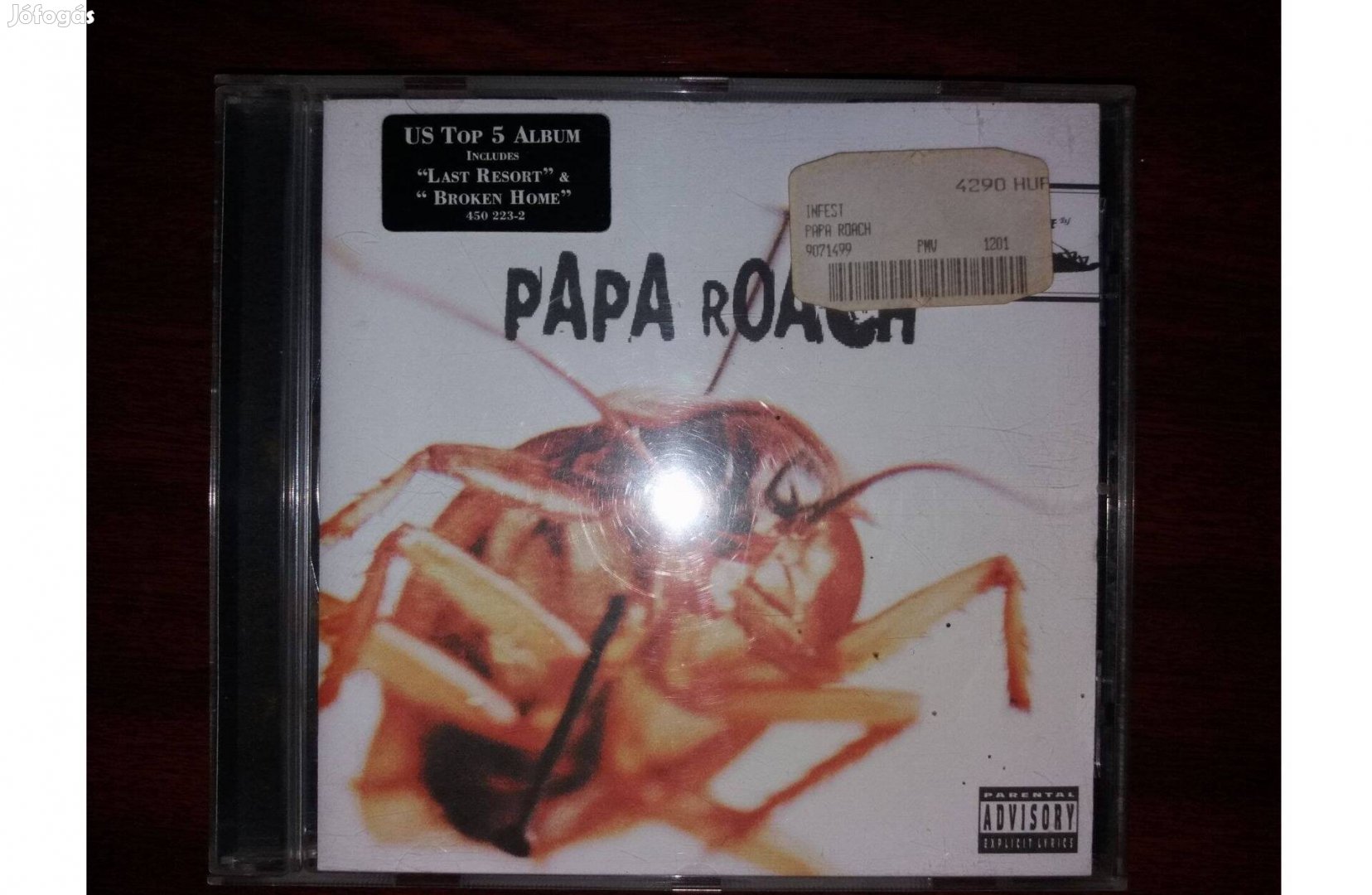 Papa Roach CD Infest eredeti hibátlan gyűjteményből