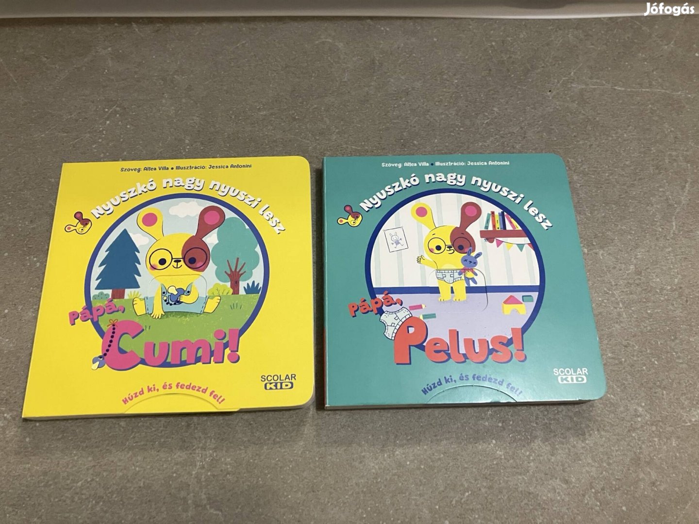Pápá pelus, Pápá cumi könyvek