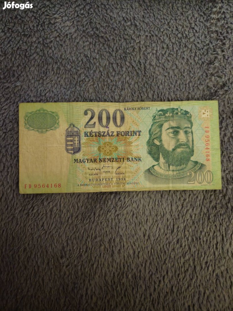 Papír 200 forint 1998 FD