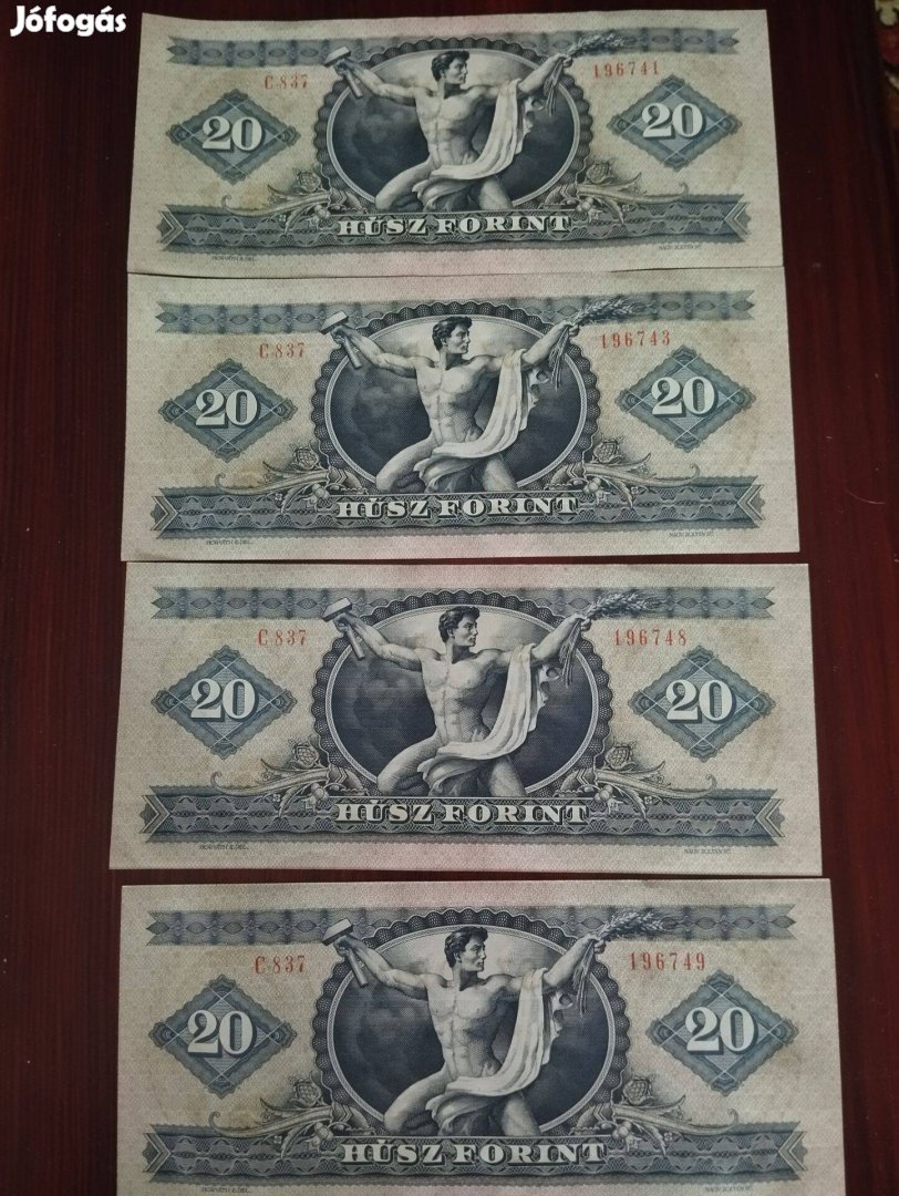 Papír 20 forint