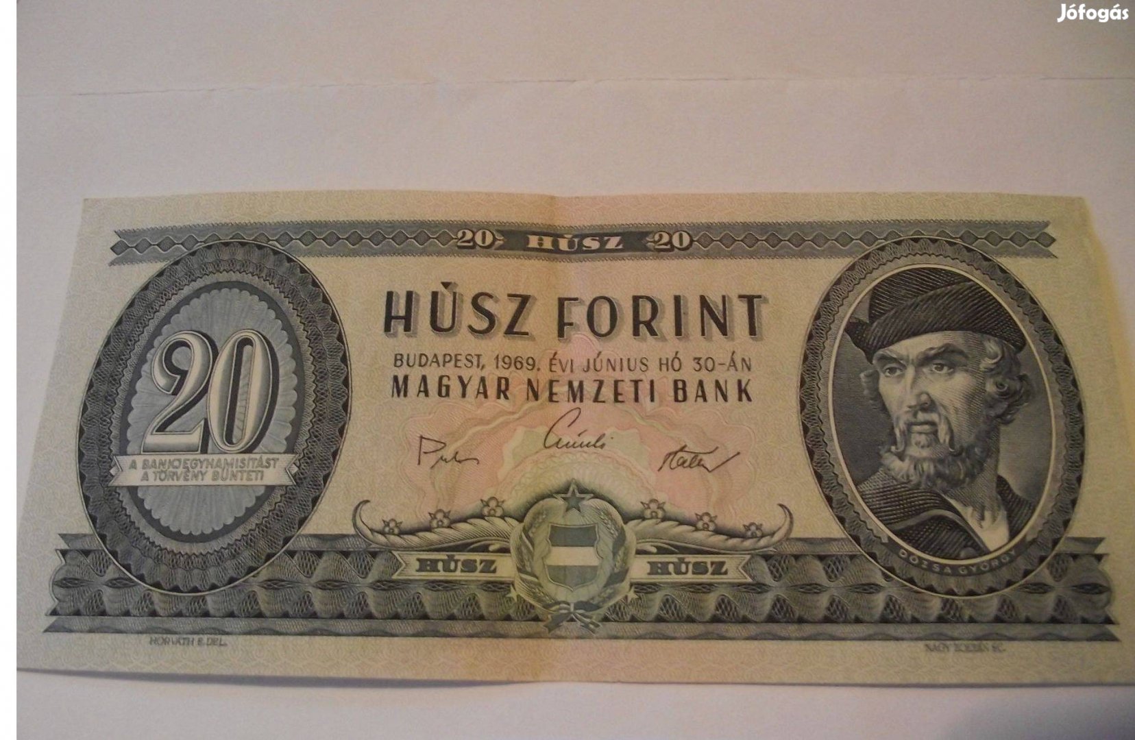 Papír 20 forint C807 1969