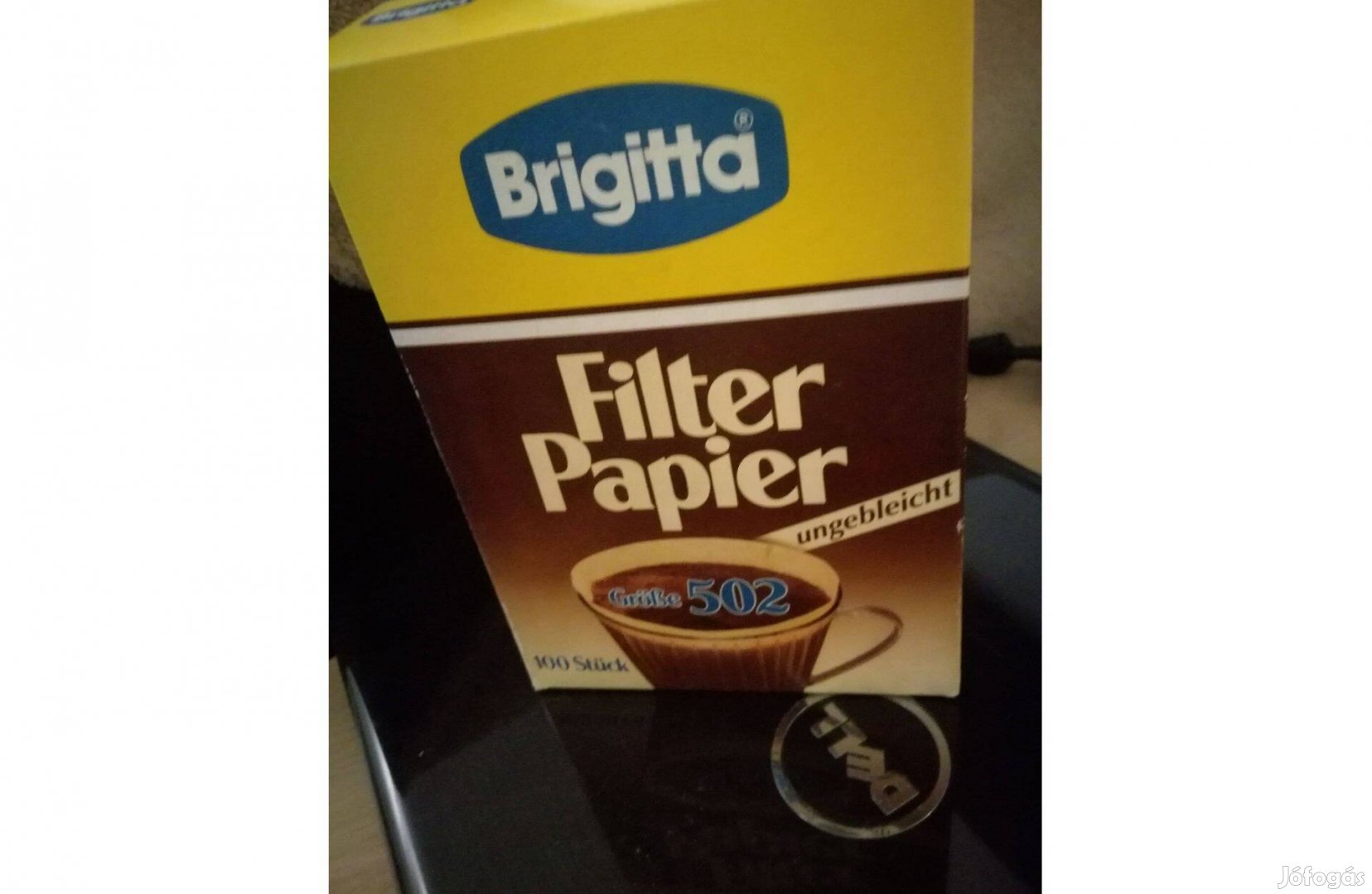 Papír kávéfilter (Brigitta 100 db-os csomag bontva)