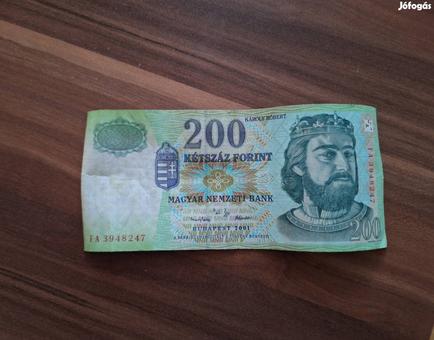 Papír kétszáz forint (2001)