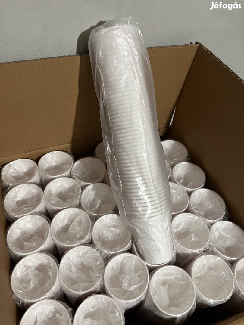 Papír pohár fehér 2dl Kiárusítás