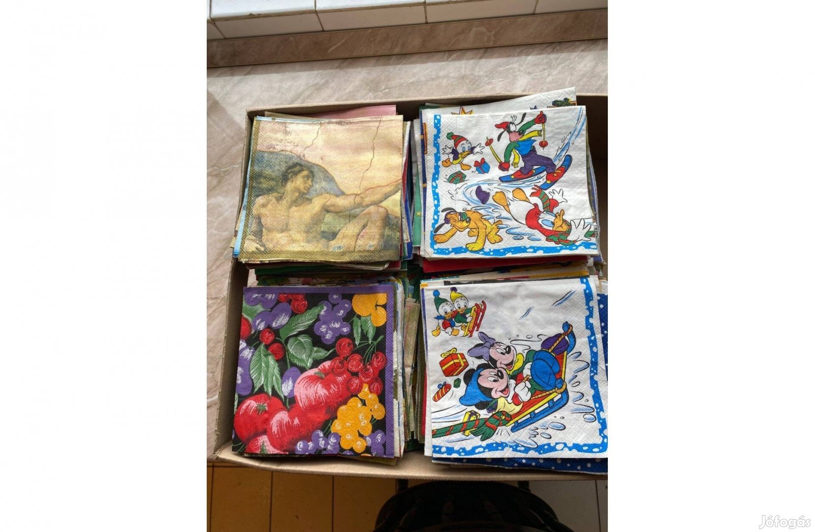 Papírszalvéta gyűjtemény régiség