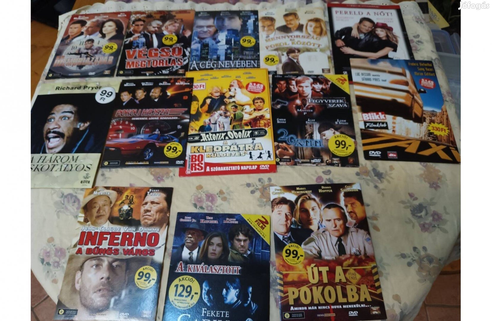 Papírtokos DVD lemezek filmek eladók