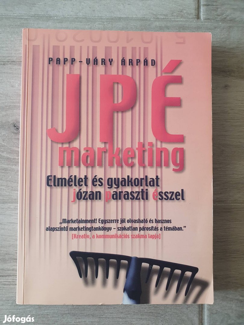 Papp-Váry Árpád: JPÉ Marketing könyv 