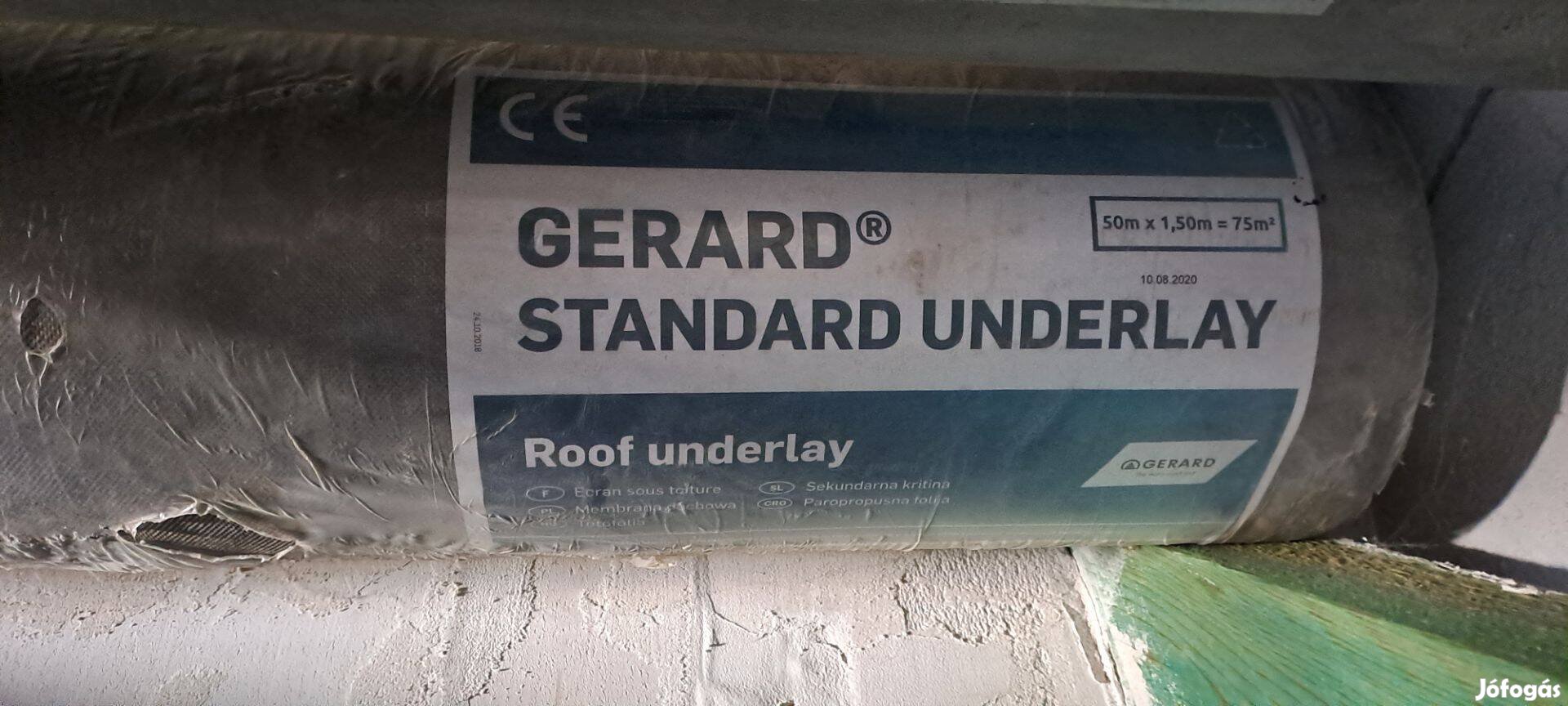 Páraáteresztő Gerard Stadard tetőfólia, 150g/m2, 75m2