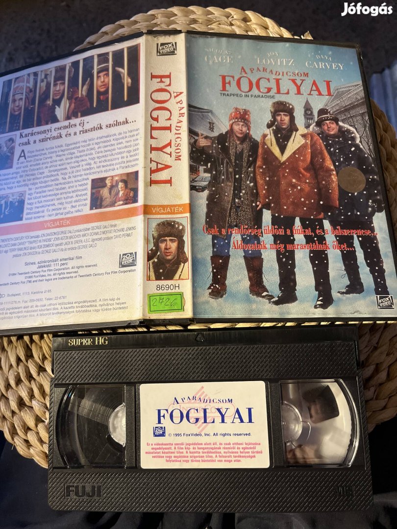 Paradicsom foglyai  vhs