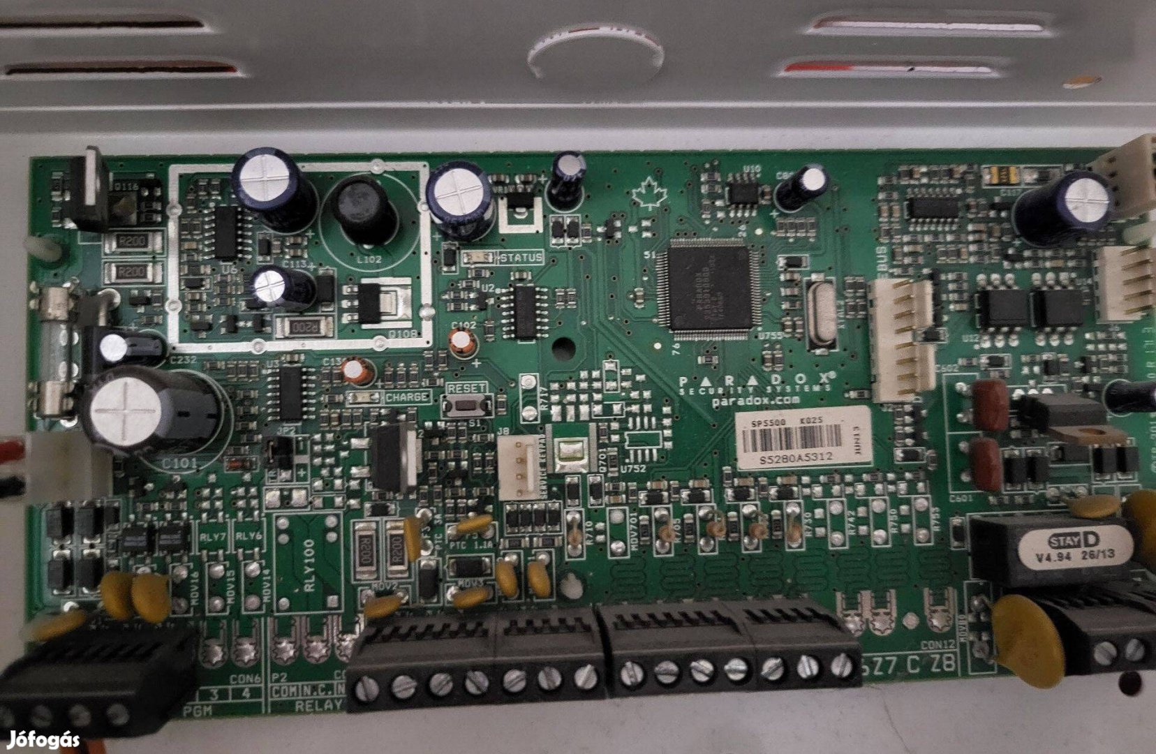 Paradox SP5500 központ panel