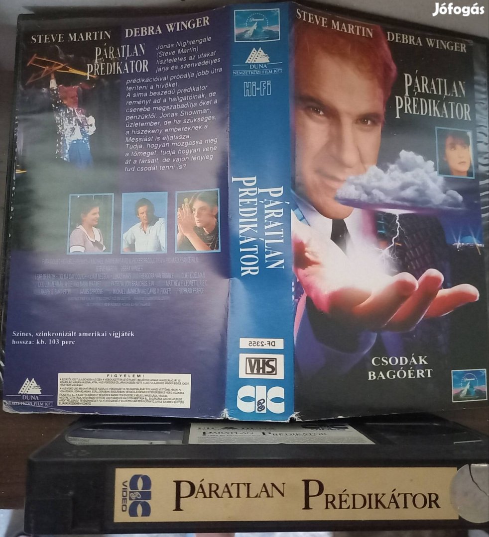 Páratlan prédikátor - vígjáték vhs - Steve Martin