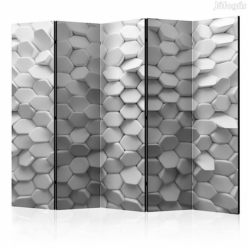 Paraván - Fehér hatszögek II