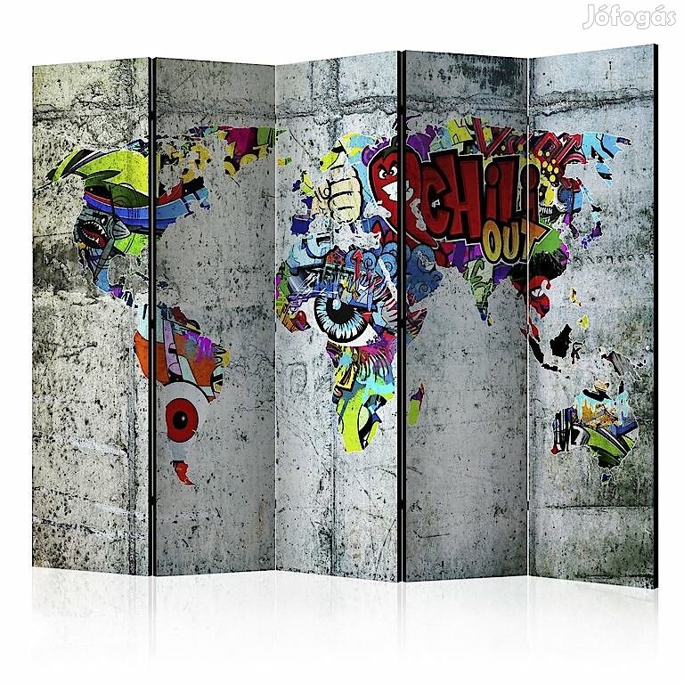 Paraván - Művészi világtérkép