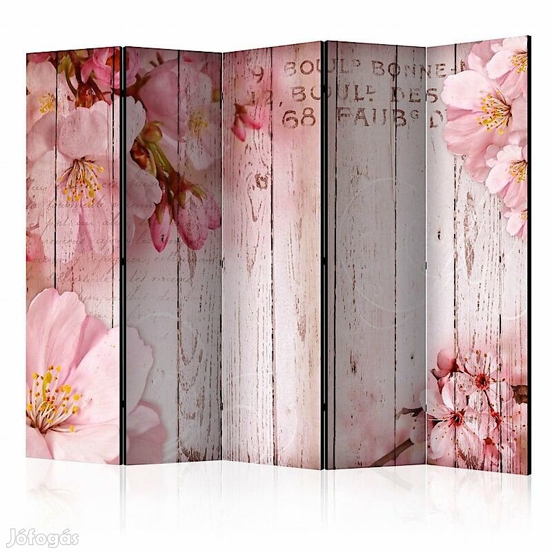 Paraván - Rózsaszín almavirág II