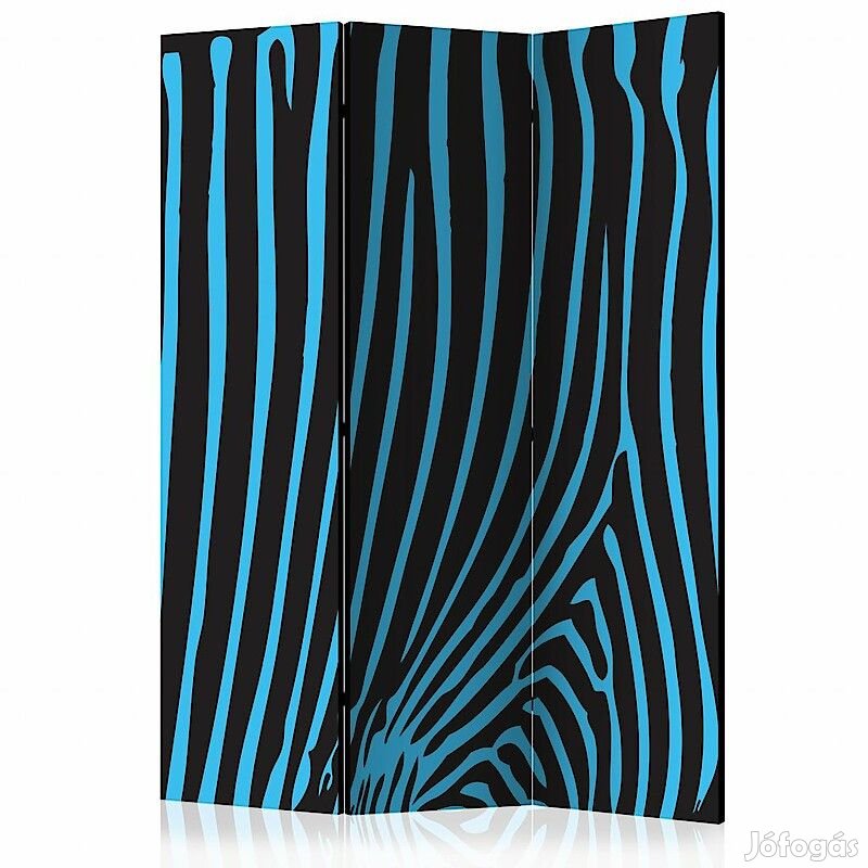 Paraván - Türkiz zebra minta