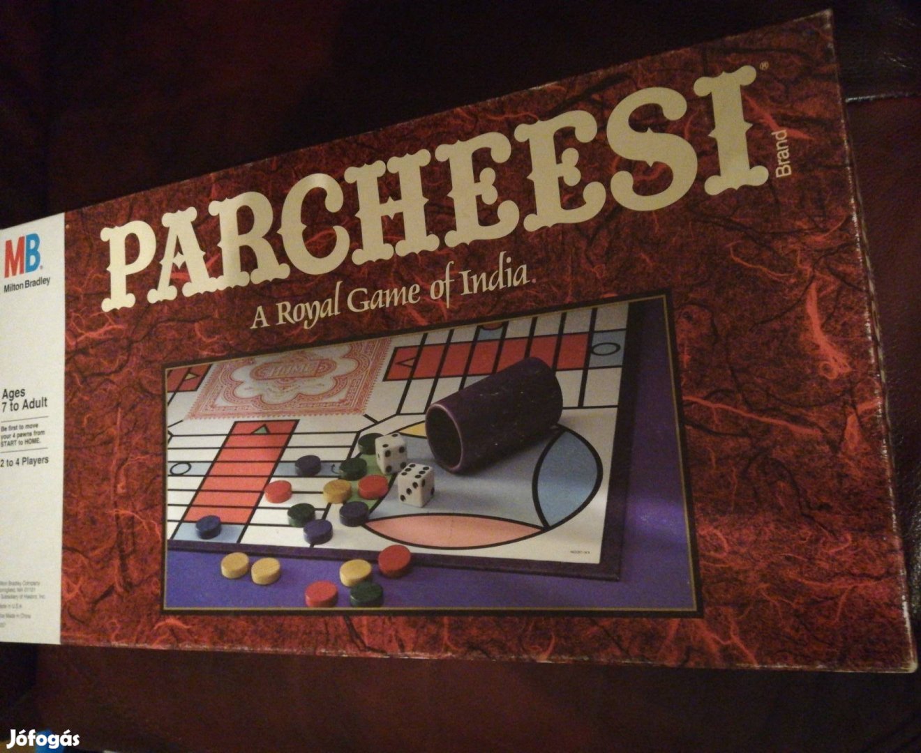 Parcheesi - India királyi játéka - retró MB társasjáték 